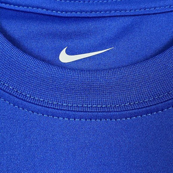 Nike Boys Sporty Logo Just Do it T-Shirt & Shorts Outfit Set Size 4 Blue/Red - Picture 10 of 13